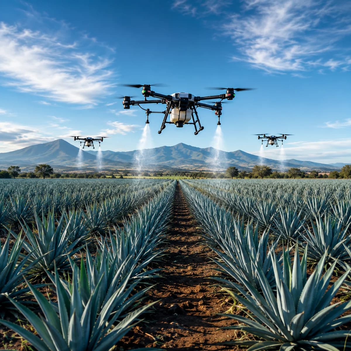 Drones de fumigación