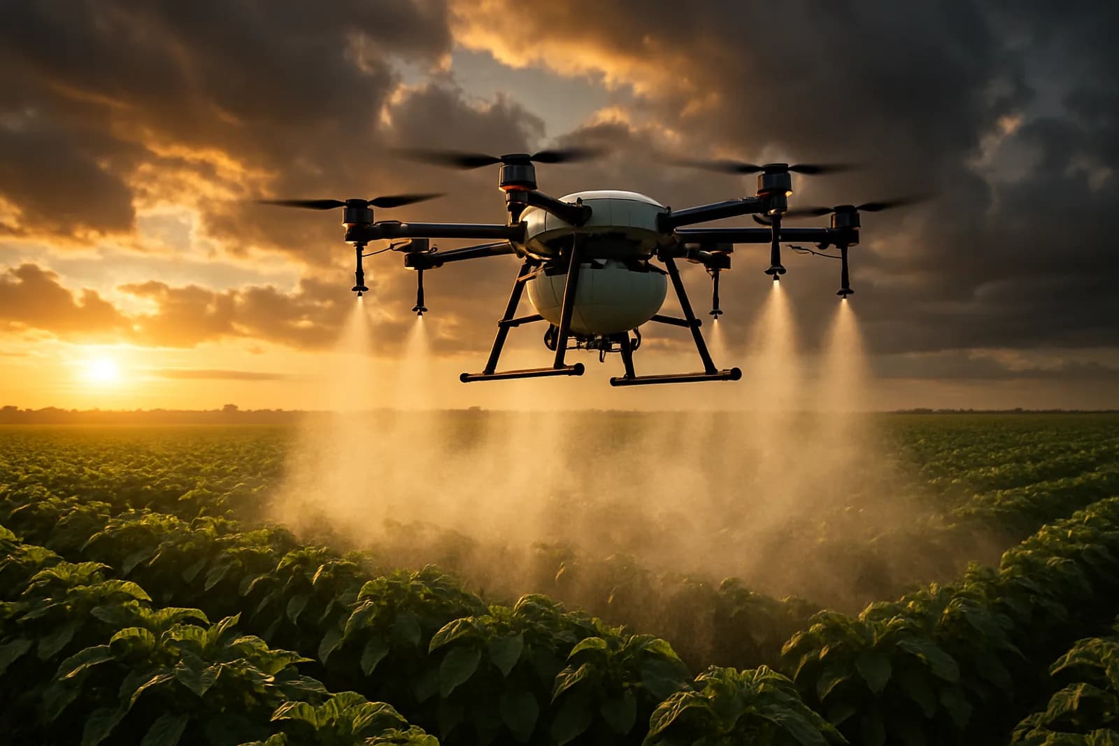Drones de fumigación