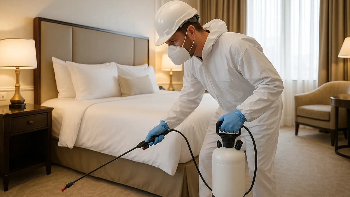 Fumigación para hoteles: reputación, huéspedes y prevención